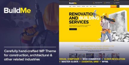 BuildMe主题|建筑企业响应式WordPress主题模板
