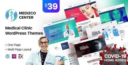 Medizco医疗诊所WordPress主题模板