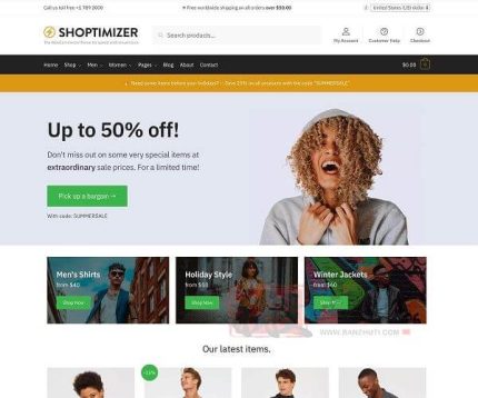 Shoptimizer 2.8.7破解版|WooCommerce极速电商主题