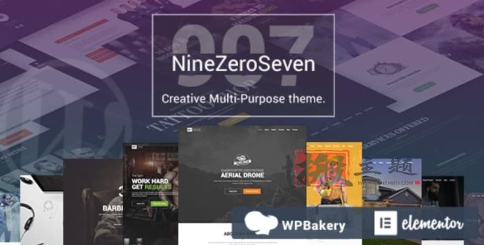 907 NineZeroSeven多用途企业WordPress主题