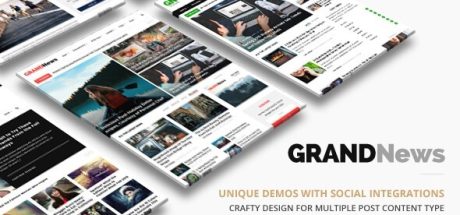 Grand News破解版|新闻杂志响应式WordPress主题